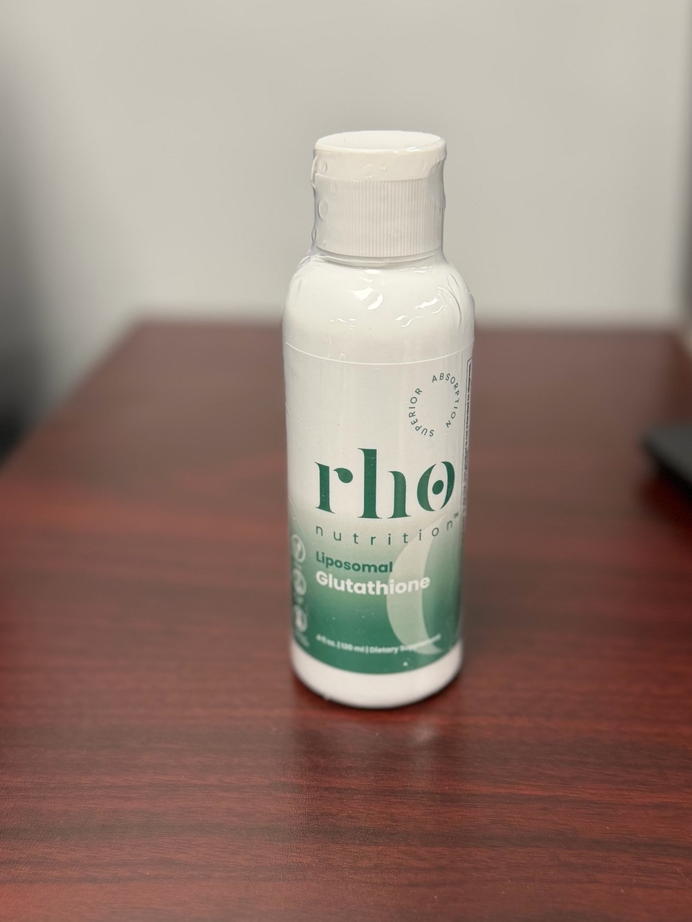 Rho Nutrition Liposomal Glutathione - 4oz. Exp: 8/26